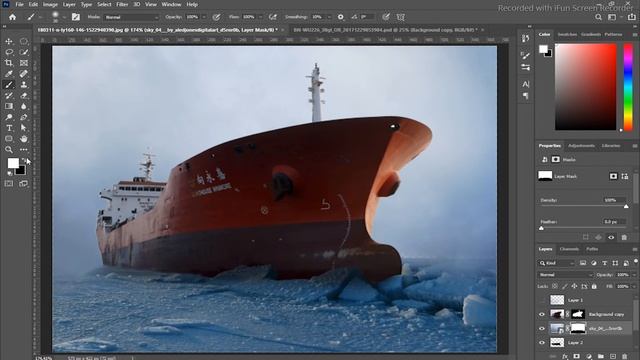 Stuck Ship l Fantasy Photo Manipulation In Photoshop 2021 смотреть онлайн