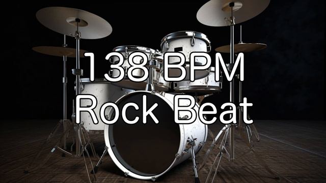 138 BPM Rock Drum Beat for Guitar, Bass and Instrumental Practise смотреть онлайн