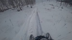 Перевернули снегоход Русская механика вектор 551, RM Vector 551i, Тайга Русская механика