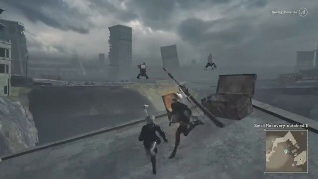 NieR:Automata - Type 3 Lance, Newspaper Scrap смотреть онлайн