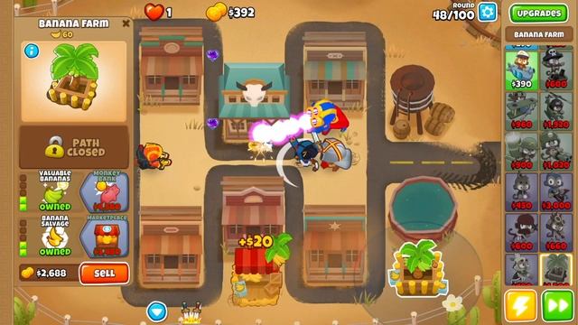How to beat Middle of the Road in Impoppable! (No Monkey Knowledge) Bloons TD 6 смотреть онлайн