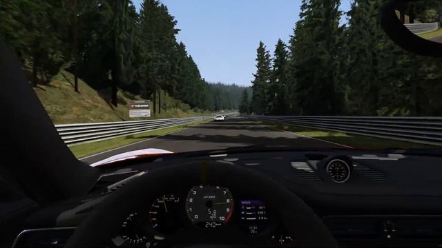 Assetto Corsa - Porsche 911 gt3 rs @Nordshcliefe with g27, cockpit camera смотреть онлайн
