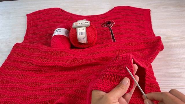 Как связать маечку - тунику «МАКИ»?! Подробное видео! смотреть онлайн