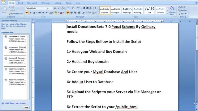 installing ponzi script part2 (onihaxy media donations 7.0 script) смотреть онлайн