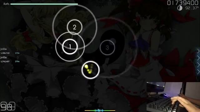 osu! Tear Rain +DT 5.24⭐ смотреть онлайн