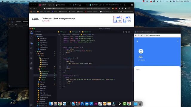 REACT JS TODO APP DESIGN ? DRIBBLE | PART 2 смотреть онлайн