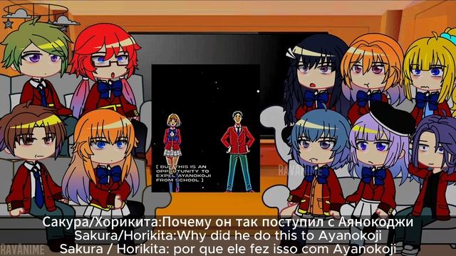 Classroom of the Elite React to Ayanokoji |????????| Mix reaction смотреть онлайн