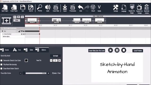 How to Add Custom Sketch Hand in Explaindio 4.0 смотреть онлайн