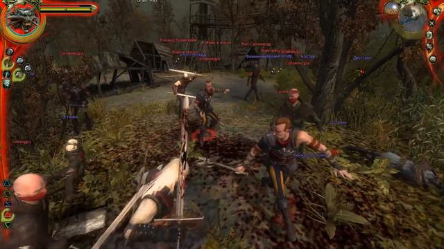 Прохождение The Witcher на польском (2007) / Przejście Wiedźmin / Купеческий квартал (Синеглазка)#1 смотреть онлайн