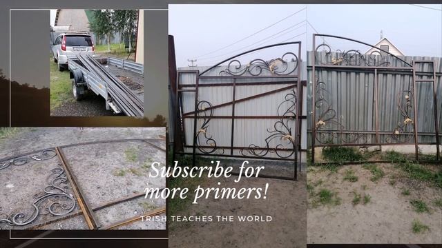 Ворота кованые своими руками смотреть онлайн