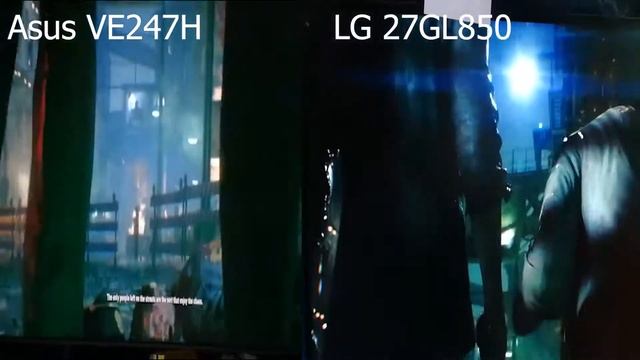 Asus VE247H versus LG 27GL850 - Batman Arkham Knight (NO AUDIO) смотреть онлайн