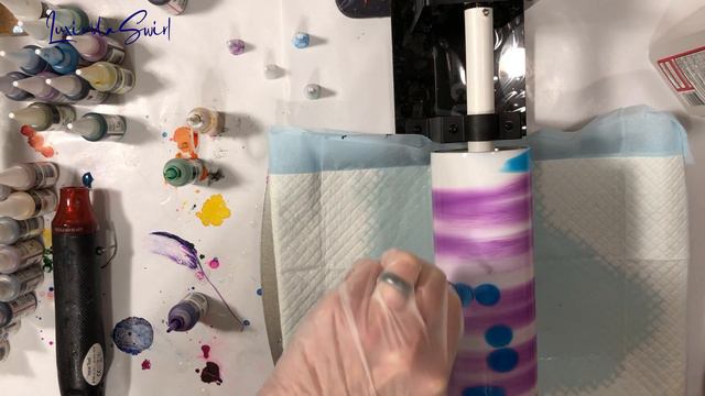Using Metallic Marabu Alcohol Inks in the Waterfall/Rain Method - Nailed It (Finally)! смотреть онлайн