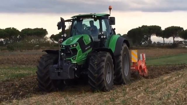 Deutz fahr 7250 ttv con maschio artiglio 3m produttività e qualità al 100% смотреть онлайн
