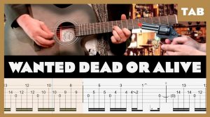 Bon Jovi - Wanted Dead or Alive - Guitar Tab | Lesson | Cover | Tutorial | Donner