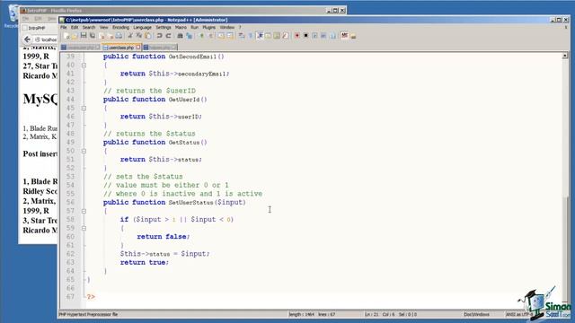 022 Object Oriented Development Part 2 | #PHP #Programming Training #Course смотреть онлайн