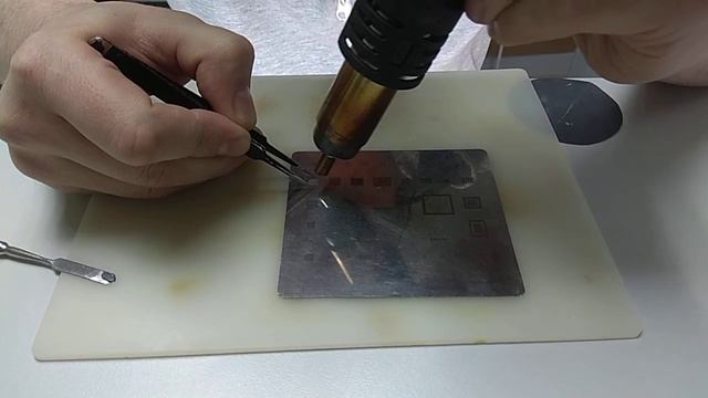 Секрет пайки BGA (перекатка reball без микроскопа). смотреть онлайн