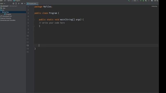 [JAVA] 1e - Worksheet смотреть онлайн