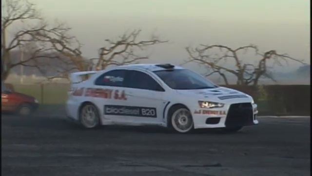 Paweł Dytko Mitsubishi Lancer EVO X Testy przed Warszawską Barbórką 2008 смотреть онлайн