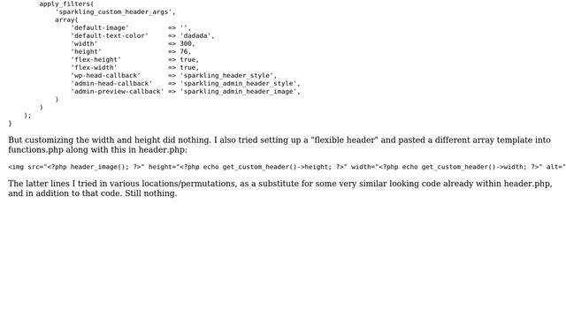 Wordpress: How can I customize the size of the header of my theme? смотреть онлайн