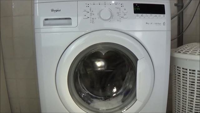 Synthetics intensive rinse 40 °C program, Whirlpool Primo 1406 UM Washing machine test example #243 смотреть онлайн