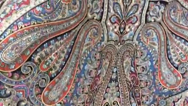 Платок из двухниточной Итальянской шерсти 135/135 «Знойный ветер» Жукова Елена смотреть онлайн