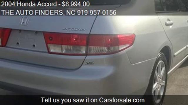 2004 Honda Accord EX V-6 4dr Sedan for sale in DURHAM, NC 27 смотреть онлайн