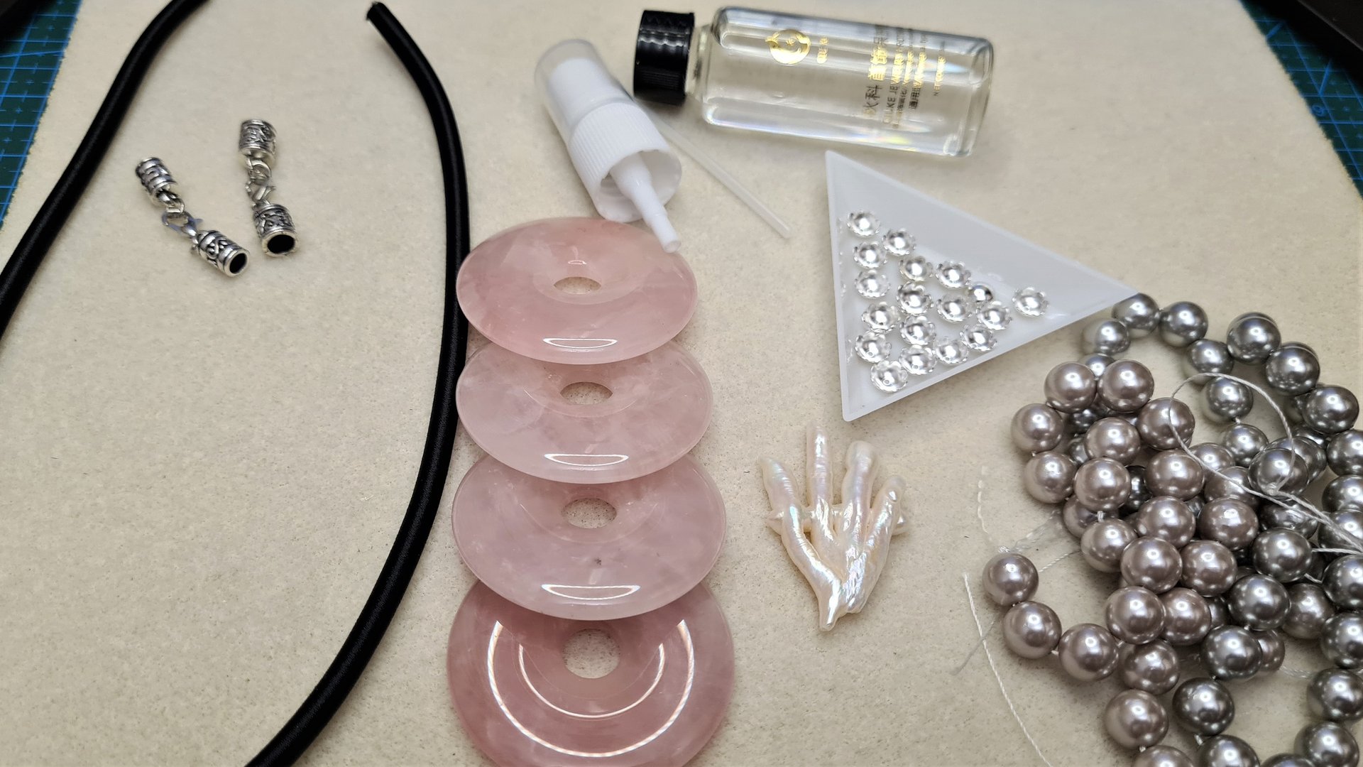 AliExpress🛒 Покрытие для ювелирки, пончики розового кварца, "стеклянный" жемчуг и т д. смотреть онлайн