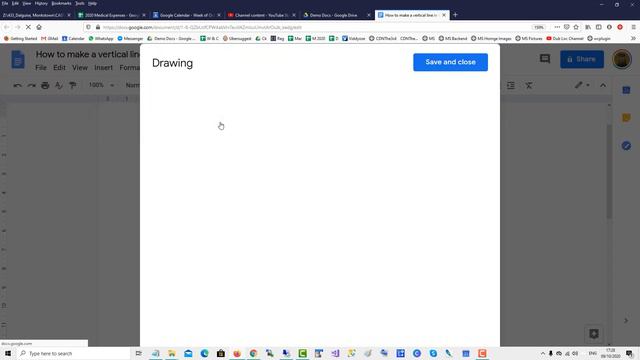 How to make a vertical line in Google Docs смотреть онлайн