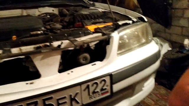 Тюнинг решетки радиатора Nissan Sunny/Замена масла/Магнитолу на новое место!Ниссан санни ВЛОГ!!! смотреть онлайн