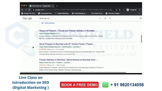 Live SEO Introduction Class. Learn Digital Marketing online. Book Free Demo Class. смотреть онлайн