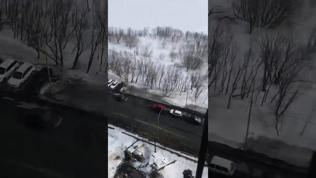 Новая гостиница, Петропавловск-Камчатский вид с 12 этажа!!! смотреть онлайн