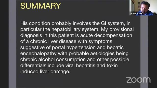 DECOMPENSATED LIVER DISEASE clinical case presentation смотреть онлайн
