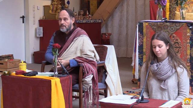 Meditation teaching by Erik Pema Kunsang at Gomde Germany- Austria- Day 3 Part 1 смотреть онлайн
