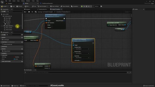Unreal Engine 5 - Flying Car - Seamless Camera Blending смотреть онлайн