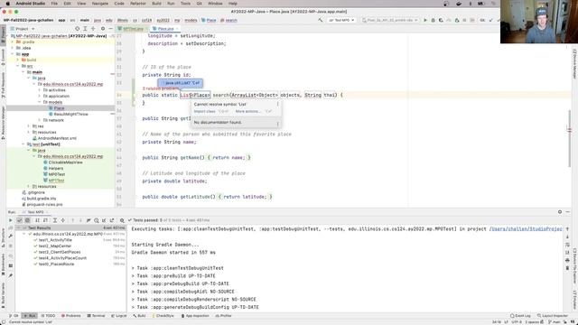 CS 124 Fall 2022: MP1 Part 0 Java: Installing the MP1 Test Suites смотреть онлайн