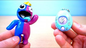 Разноцветные Радужные Друзья и Игра камень ножницы бумага