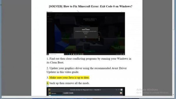 Fix Minecraft Error: Exit Code 0 on Windows