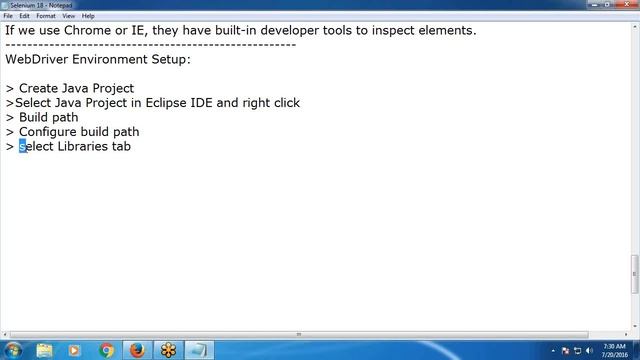 Selenium WebDriver Introduction смотреть онлайн