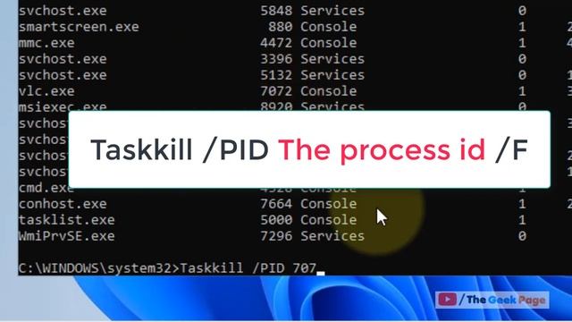 Use Taskkill to kill task using command prompt in Windows 11 смотреть онлайн