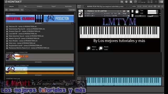 PIANO 2 16’ 🎼🎹SAMPLES KONTAKT 5, KONTAKT 6, KONTAKT 7 - BY LMTYM🔥💯 смотреть онлайн