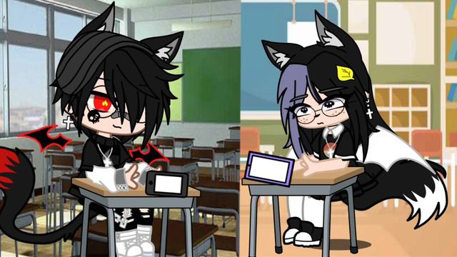 Мини фильм ЭЙ БОТАНКА! [Gacha Club] идея взята из взахлёба смотреть онлайн