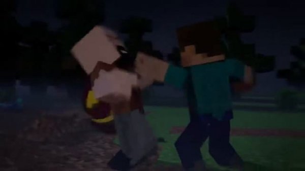 Herobrine vs Notch!/Херобрин против Нотча!