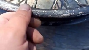 Реставрация колеса Урал часть N 1.