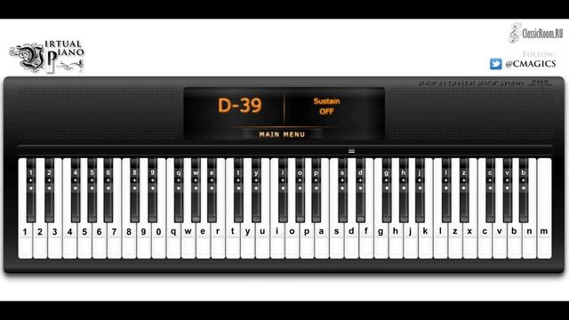 Beethoven - Some Of Fur Elise [Virtual Piano] смотреть онлайн