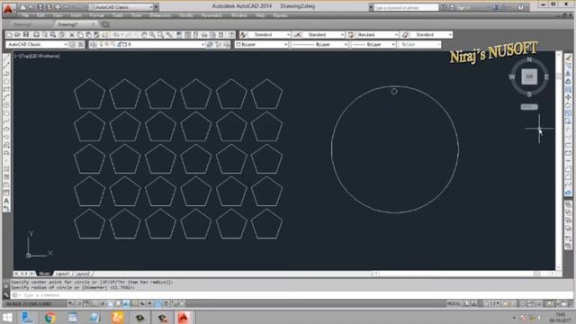 AUTODESK'S AUTOCAD CHAPTER 7 - ARRAY смотреть онлайн