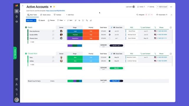 Connect boards & mirror columns | monday.com tutorials смотреть онлайн