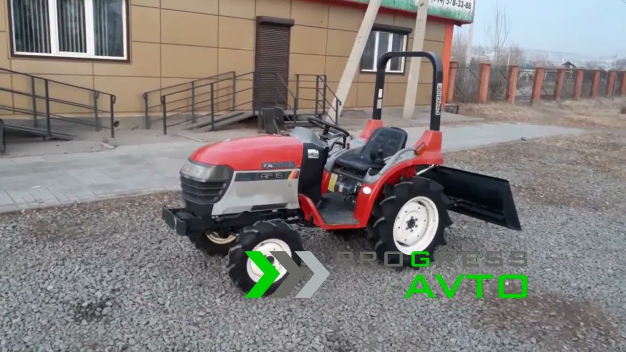 Трактор с отвалом в Улан-Удэ YANMAR AF15 задненавесной отвал для уборки снега Иволгинская 14А смотреть онлайн