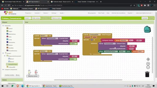 APP INVENTOR 2 Y FIREBASE (Datos en la nube) TUTORIAL RÁPIDO смотреть онлайн
