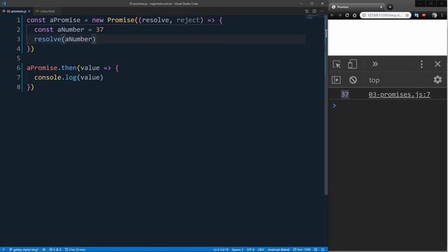 Como criar e consumir uma promise | JavaScript смотреть онлайн