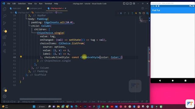 Chips or Tags in Flutter Single Selection & Multiple Selection | Beginner Level | Explained смотреть онлайн